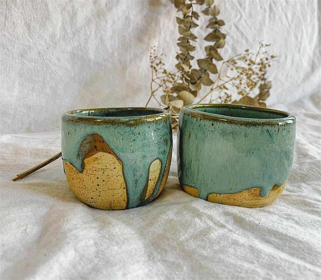 Montreal Pottery and Wine Workshop,  hand-building intro class