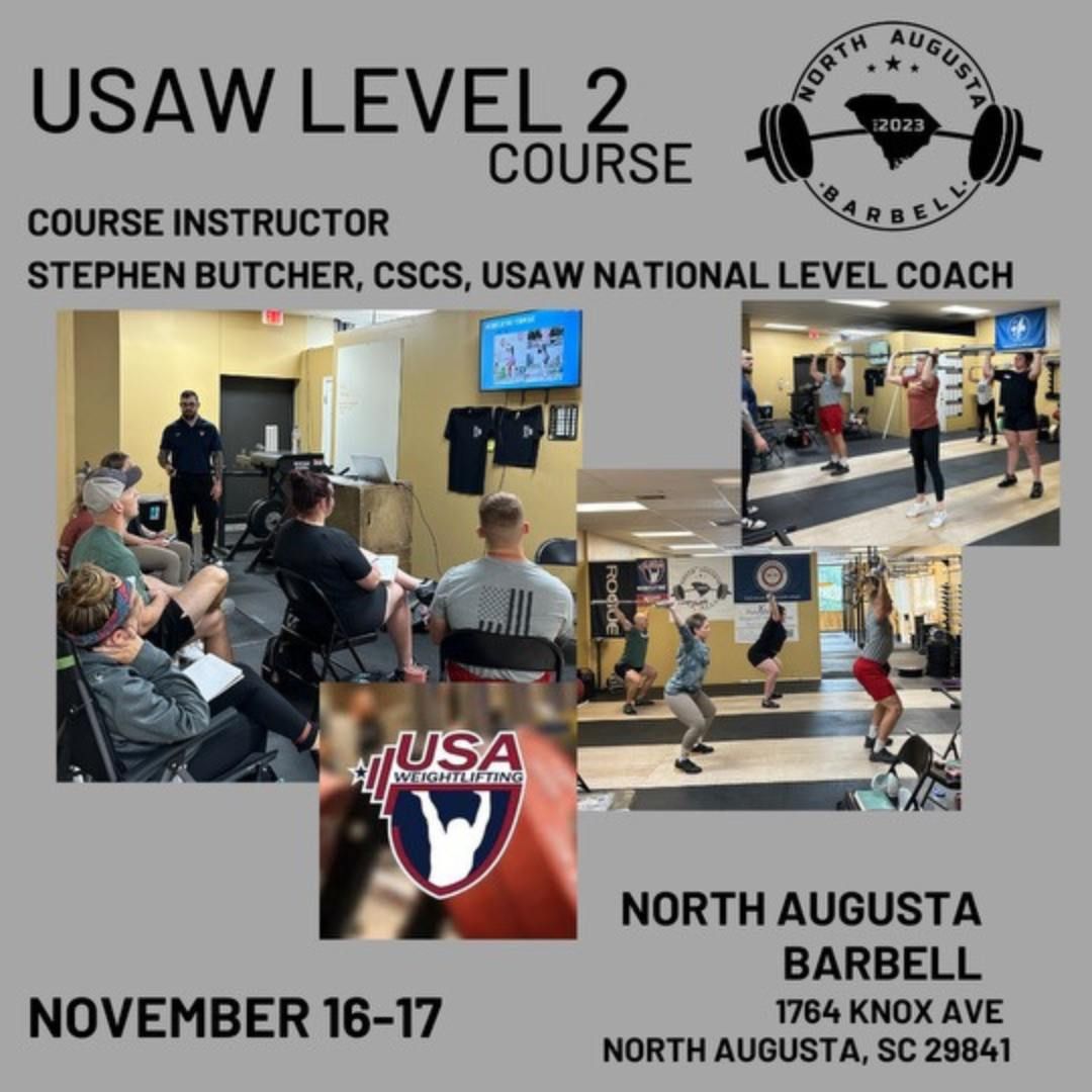 USA Weightlifting Level 2 Certification 