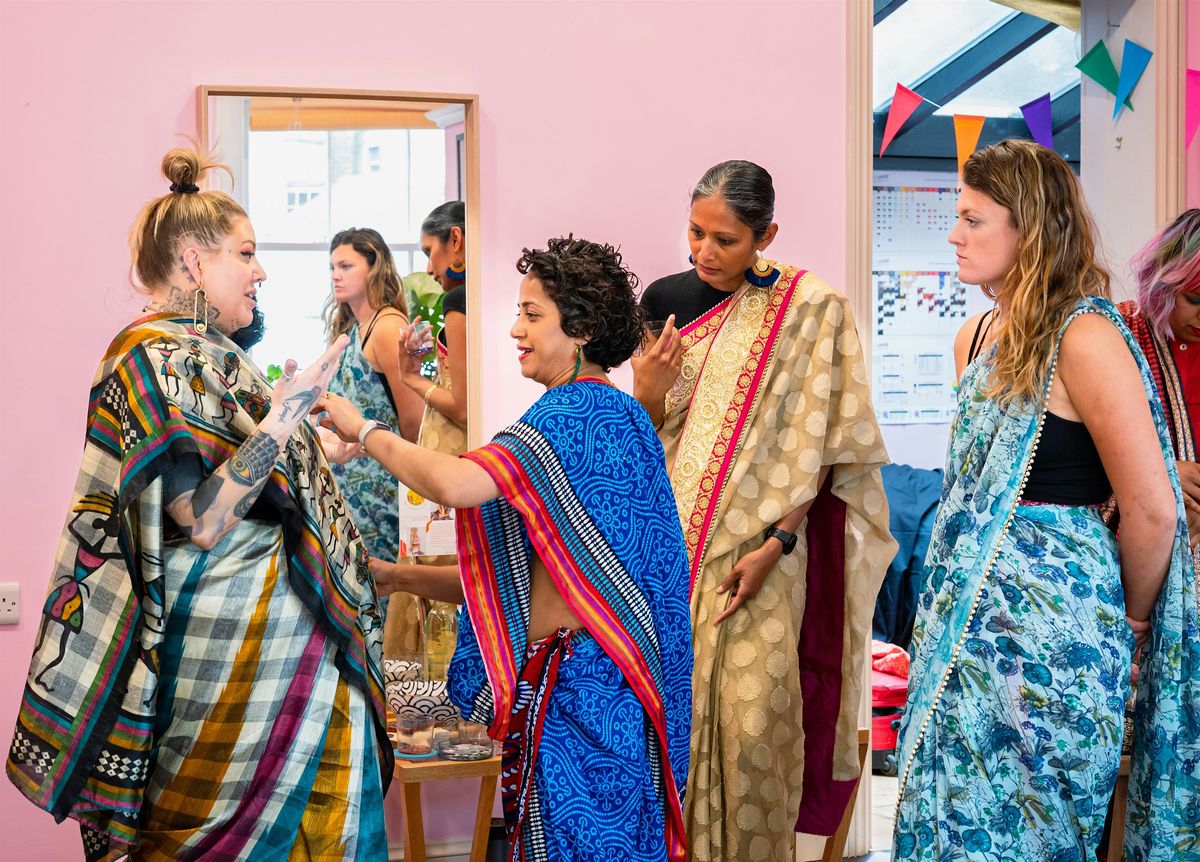 Exploring identity through saree draping at RSA House