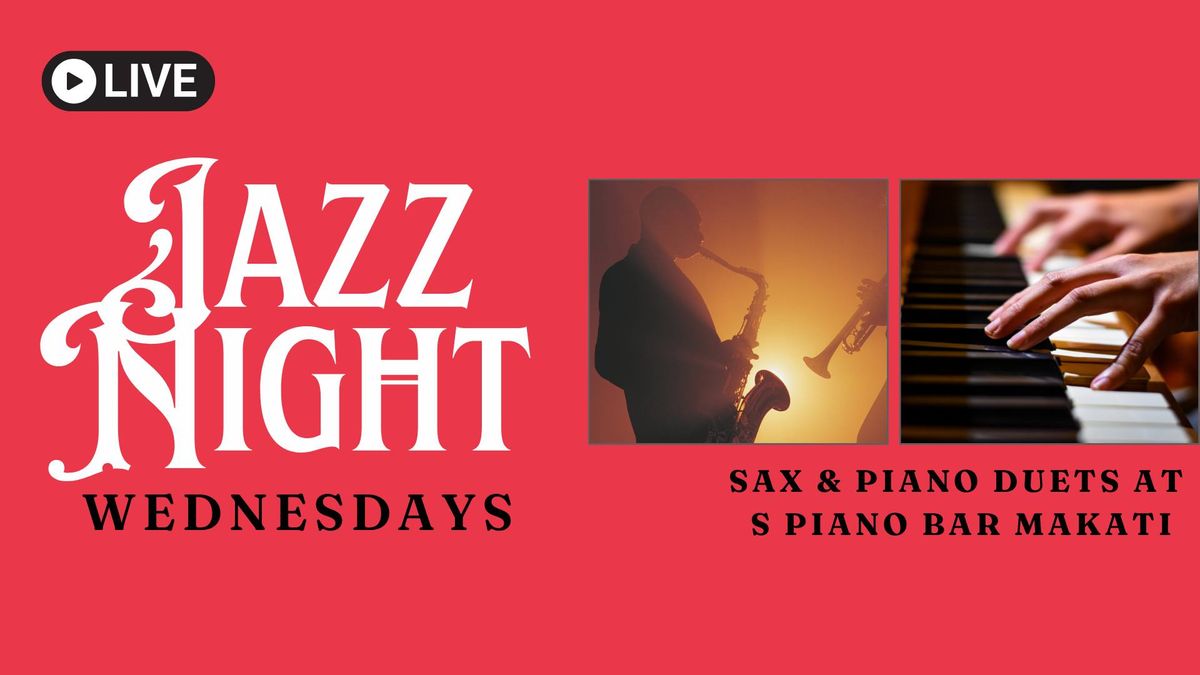 Live Jazz Duets every Wednesday