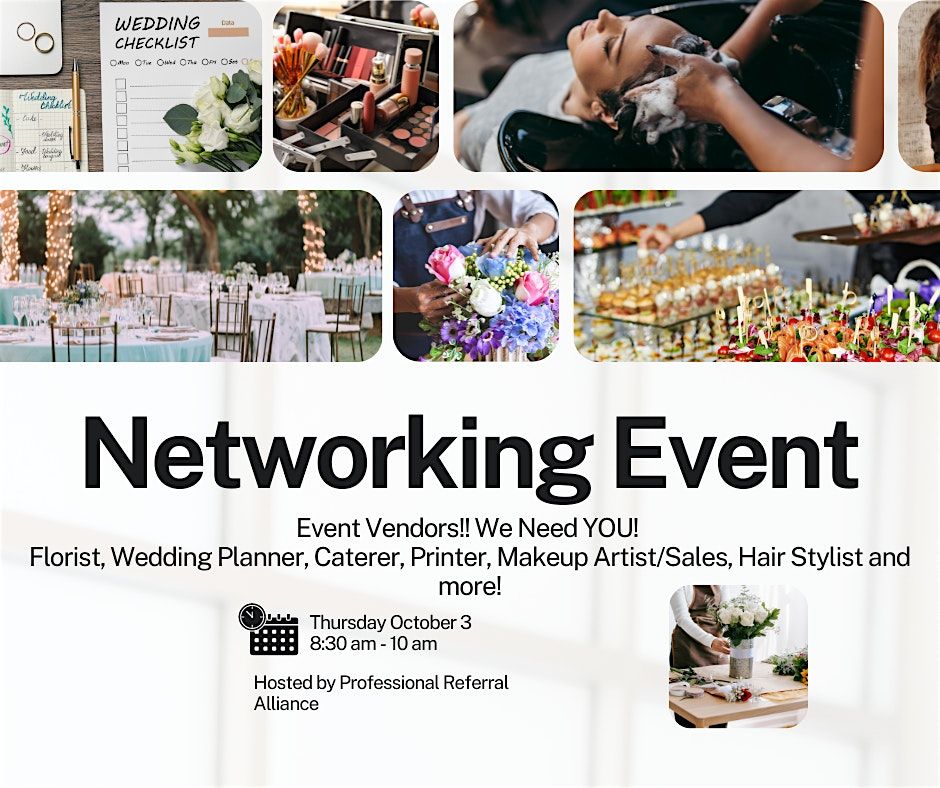 Event Vendors Network Here!