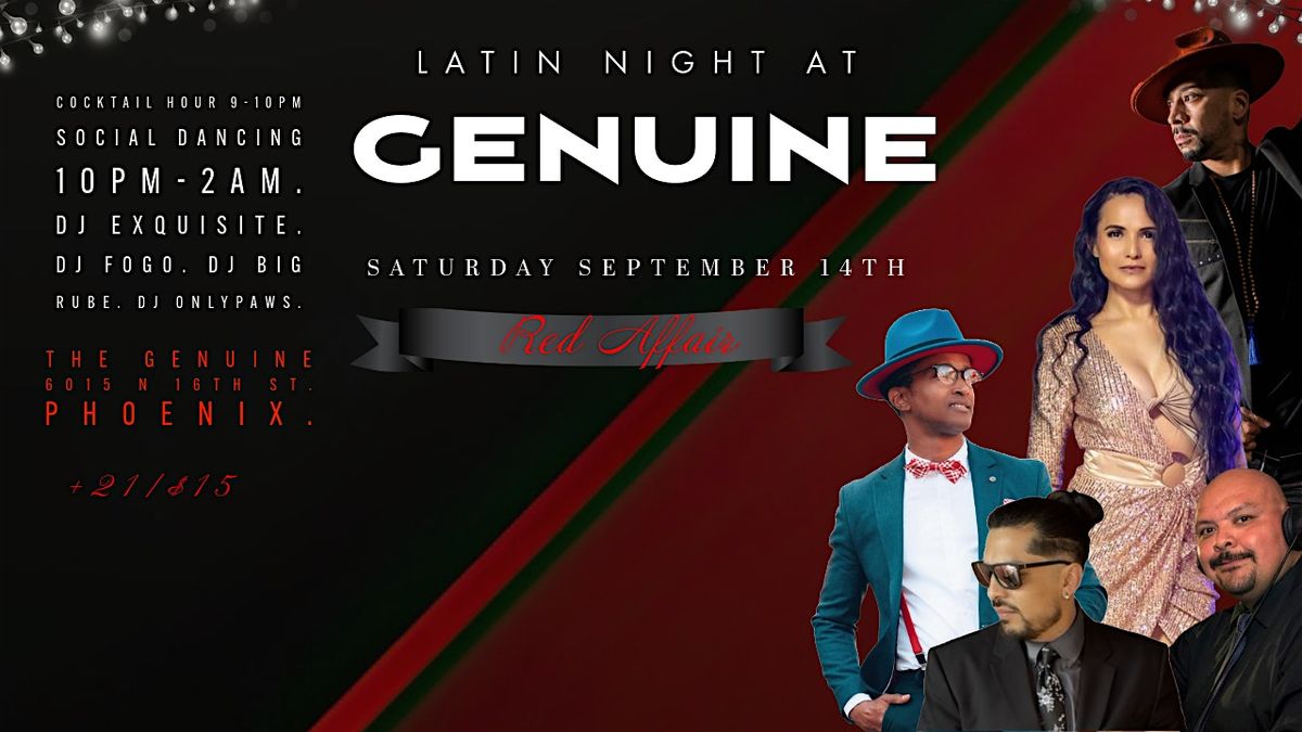 Latin Night at the Genuine!