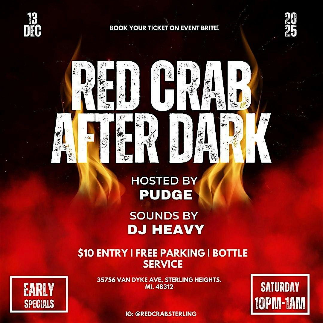 RED CRAB AFTER DARK