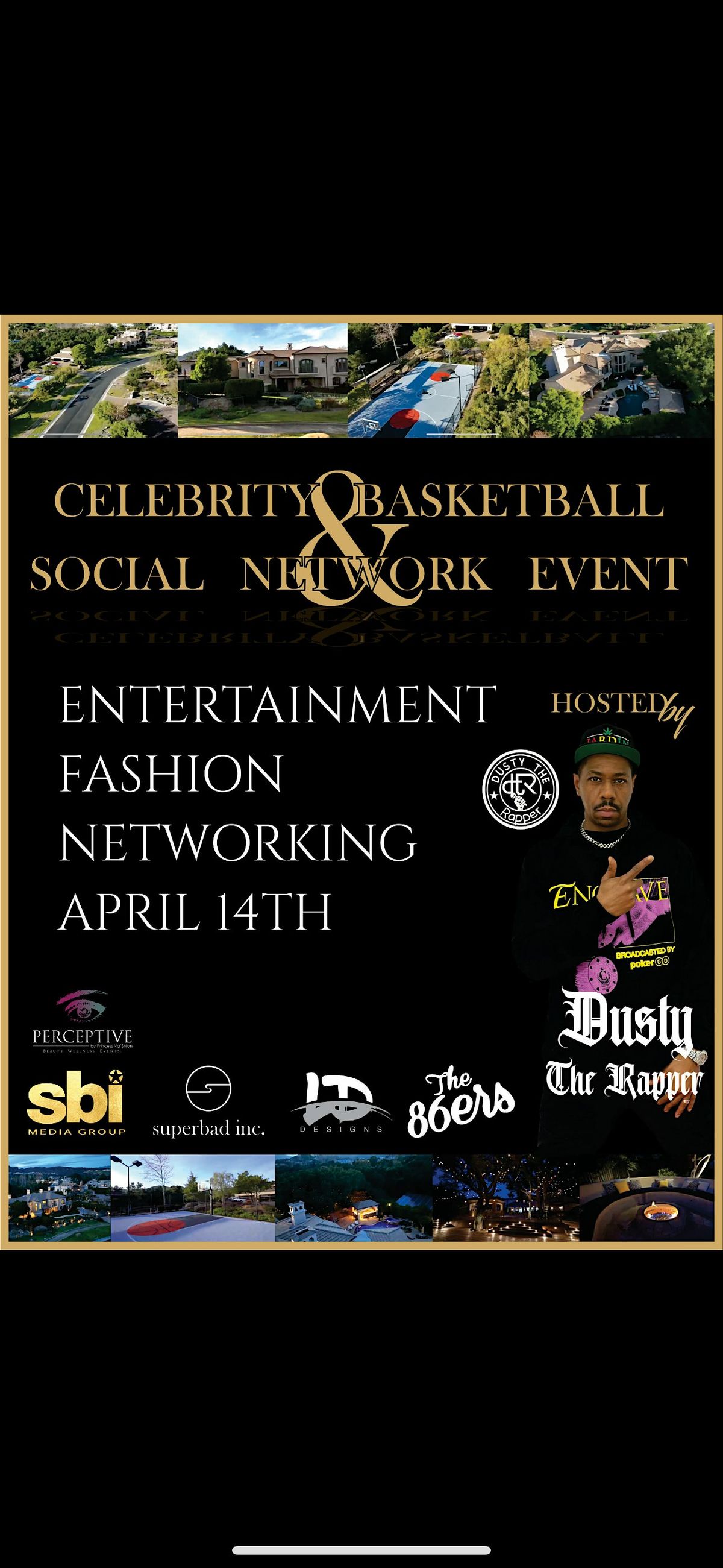 Celebrity Basketball Social Network Event