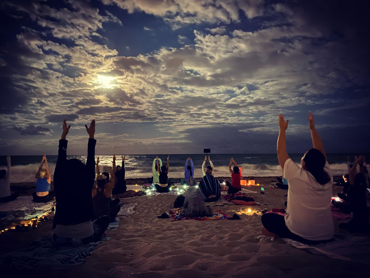 Moonrise Meditation, Mellow Flow + Eclipse Social