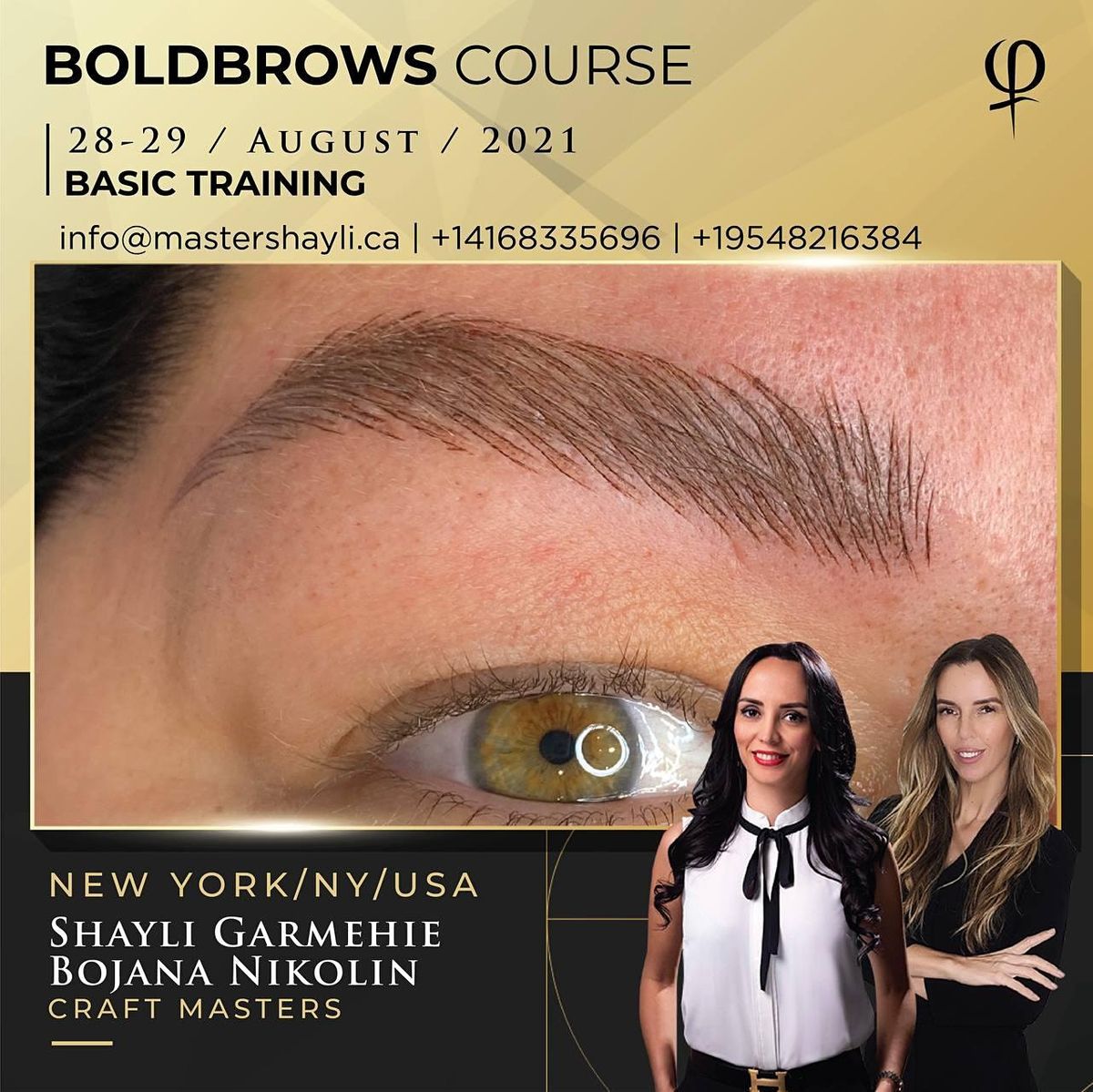 New York USA | Microblading Boldbrows Training | PhiAcademy