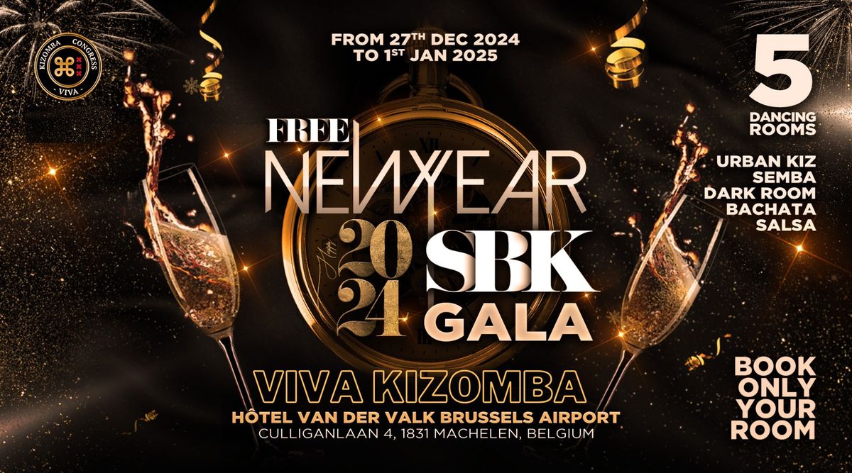 VIVA KIZOMBA: FREE NEW YEAR SBK GALA BRUSSELS 2024, OFFICIAL, 5e EDITION