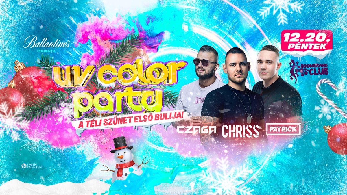 UV COLOR PARTY \u27a4 Szolnok, Boomerang \u272a 2024\/12\/20