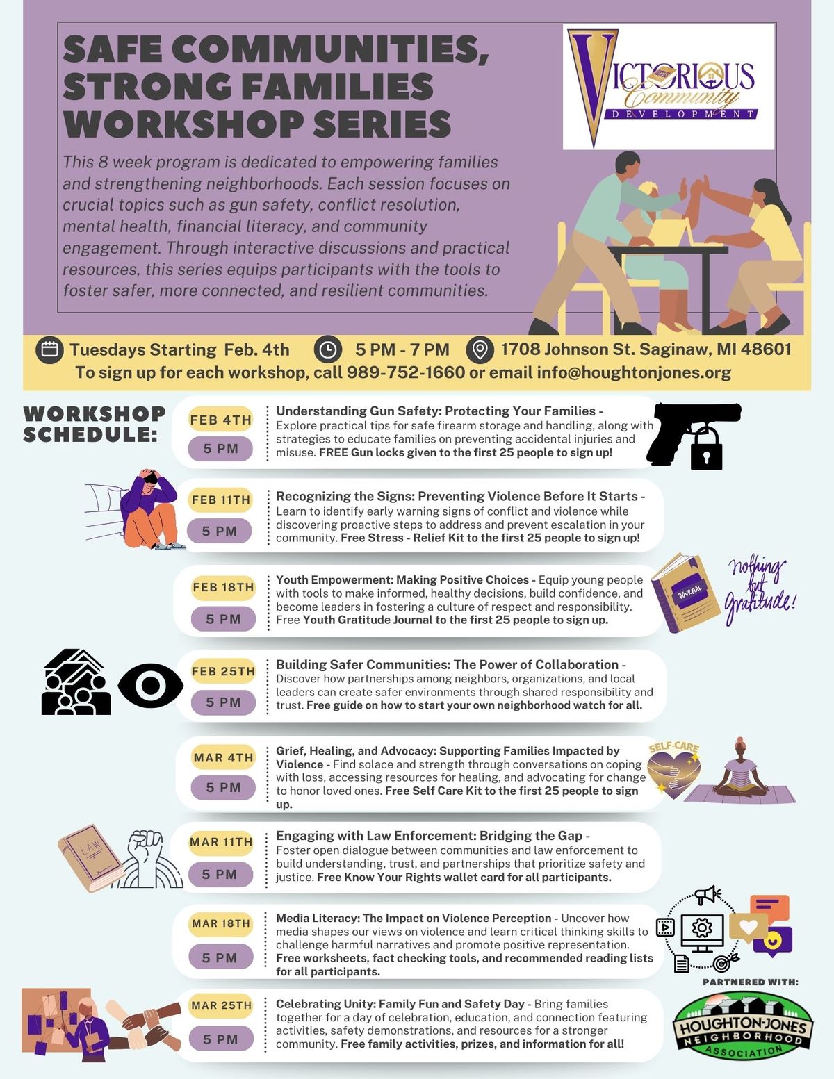 Safe Communities, Strong Families Workshop Series