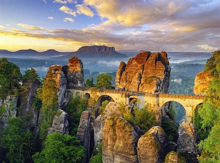 Saxon Switzerland II: Famous Bastei bridge, noble castles & stunning nature