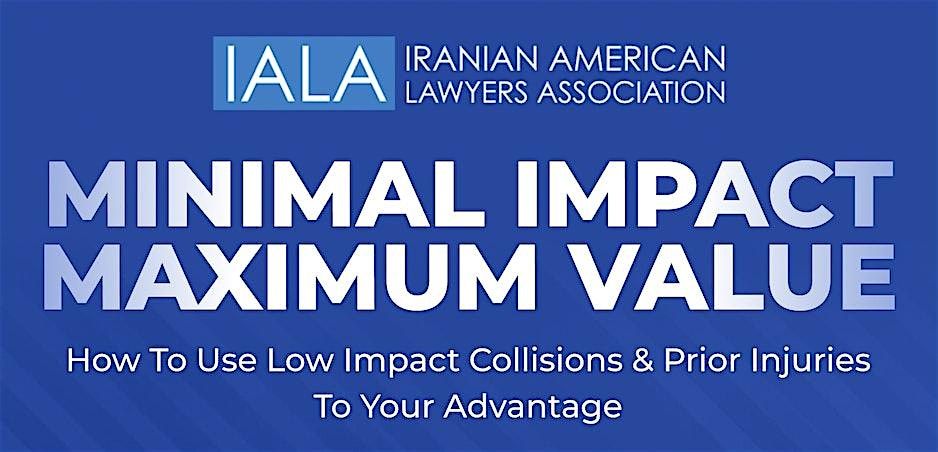 IALA Presents "Minimal Impact Maximum Value"