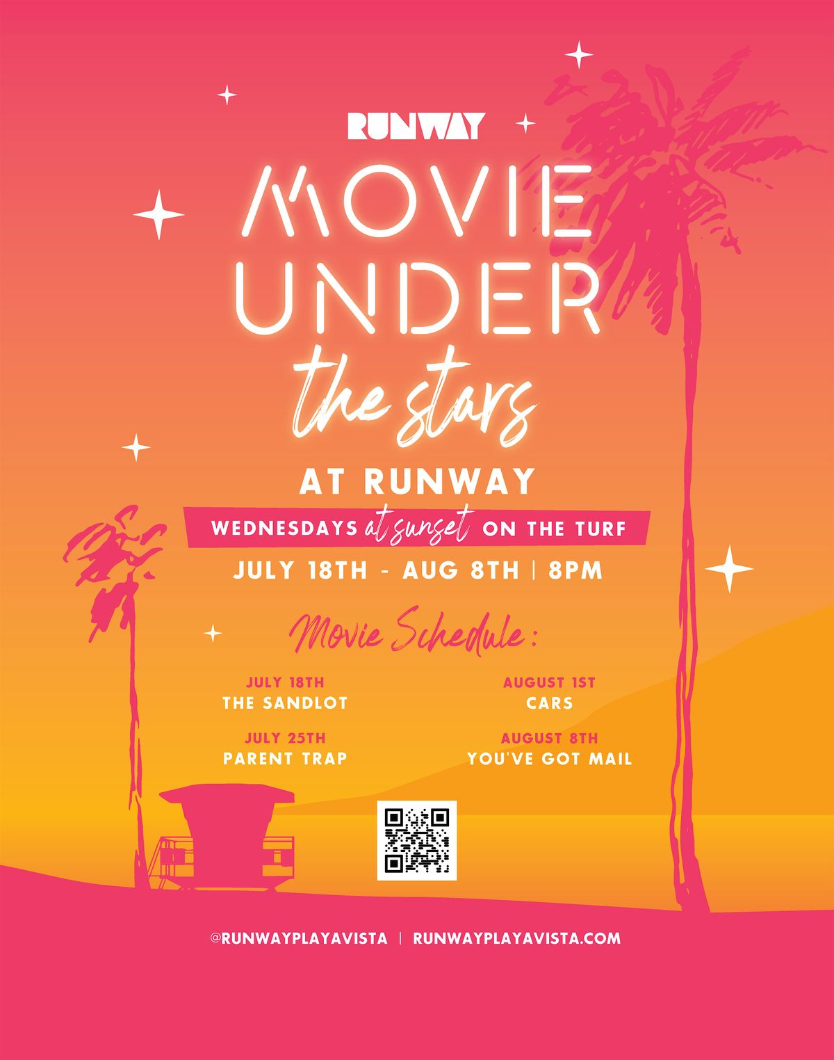 Movie Under The Stars at RUNWAY