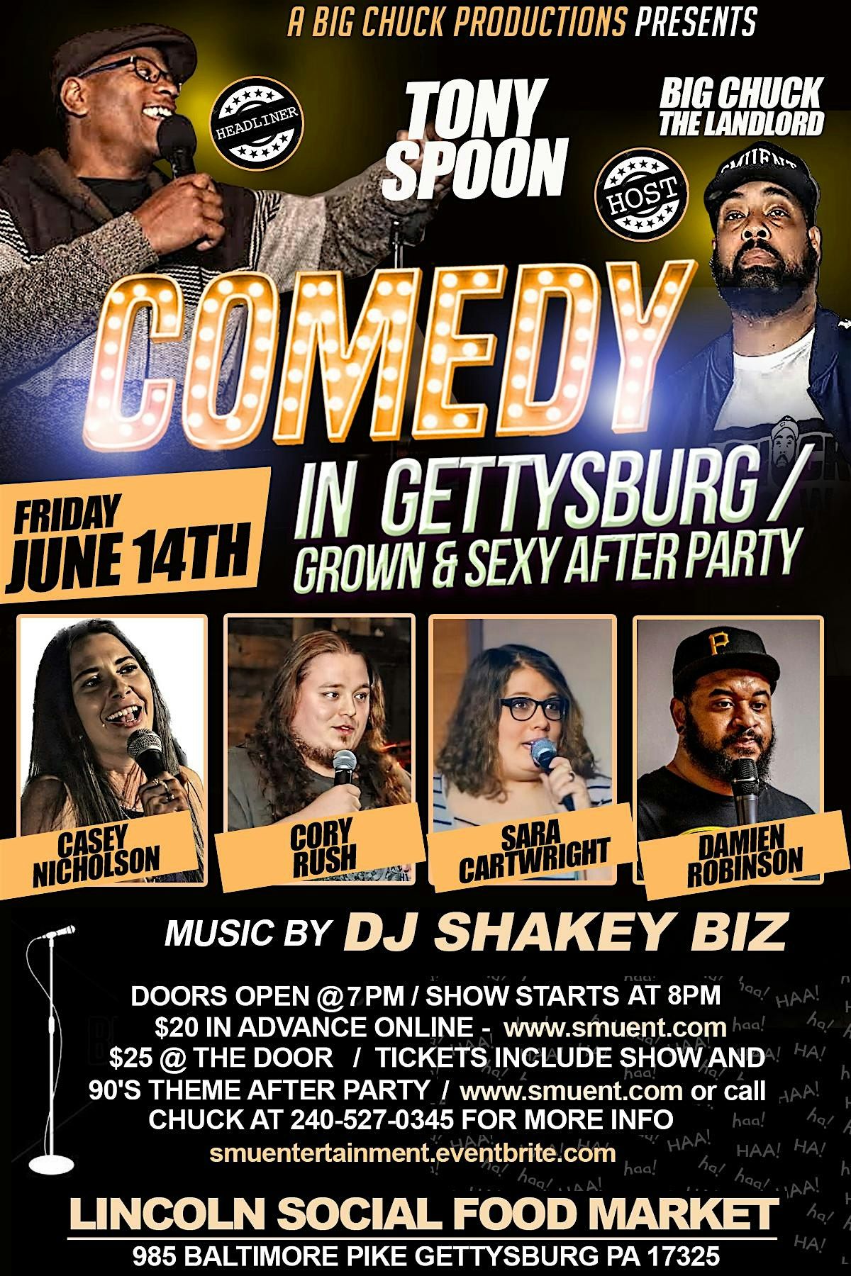 Stand-up Comedy in Gettysburg