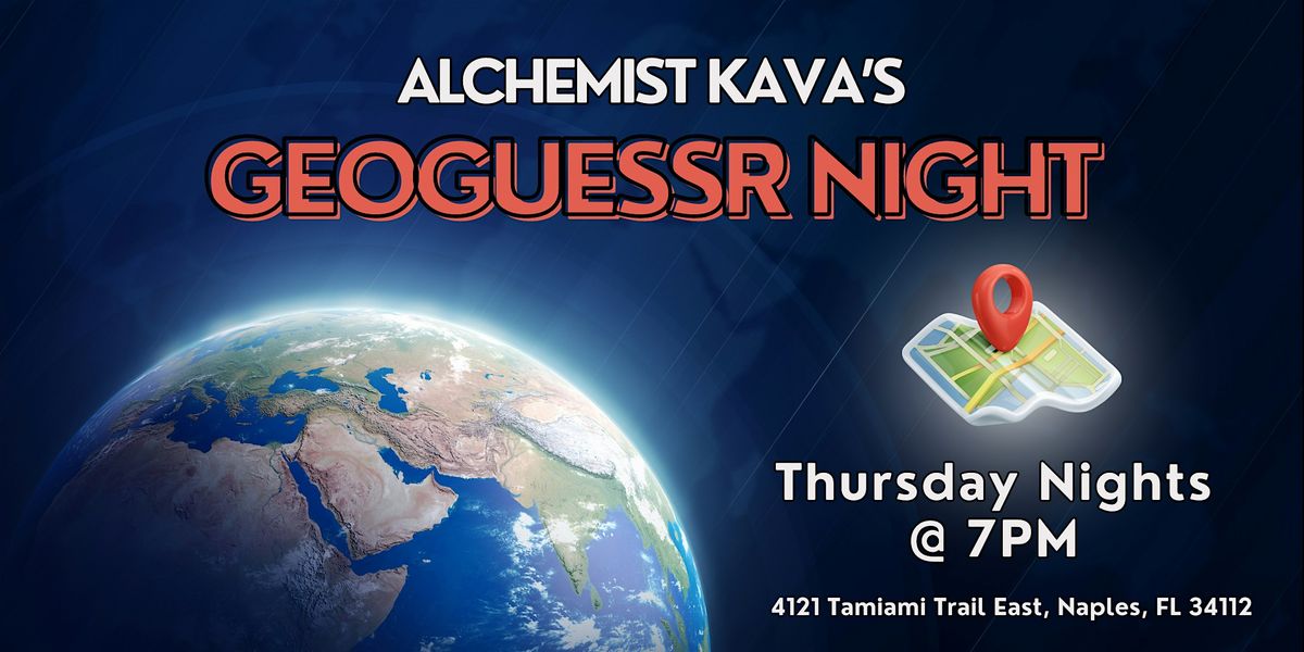 GeoGuessr Night at Alchemist Kava Bar & Lounge