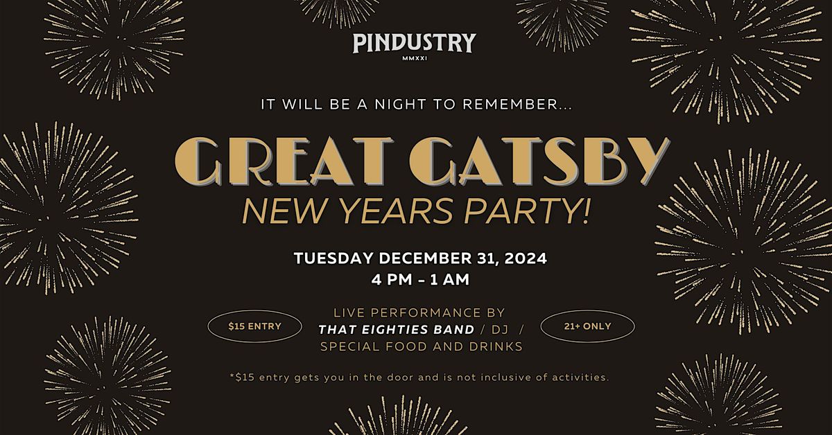 A Great Gatsby New Year's Eve at Pindustry