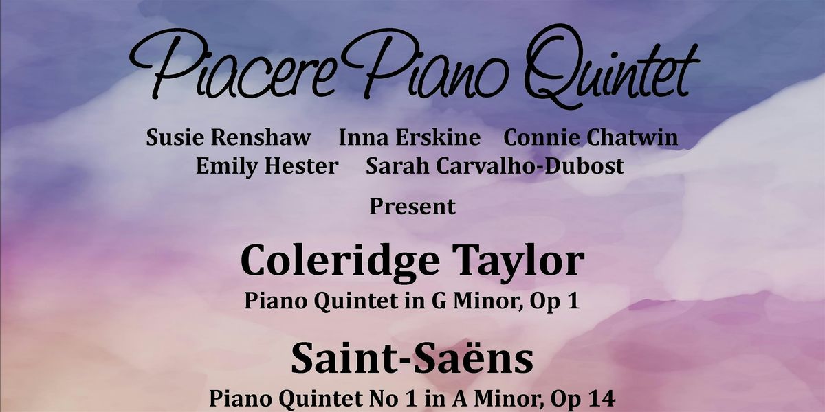 Piacere Piano Quintet - Regis School of Music