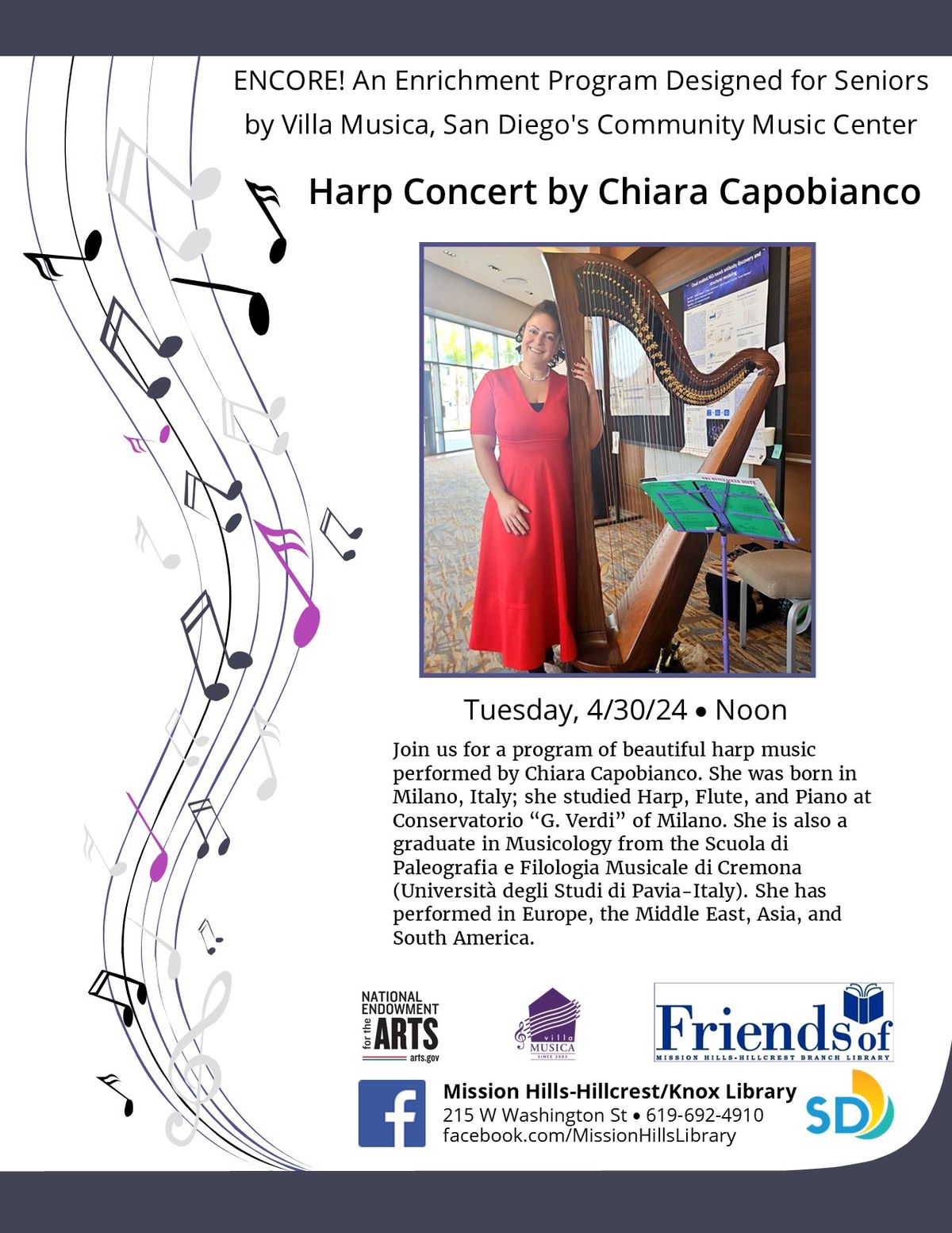 Harp Concert by Chiara Capobianco