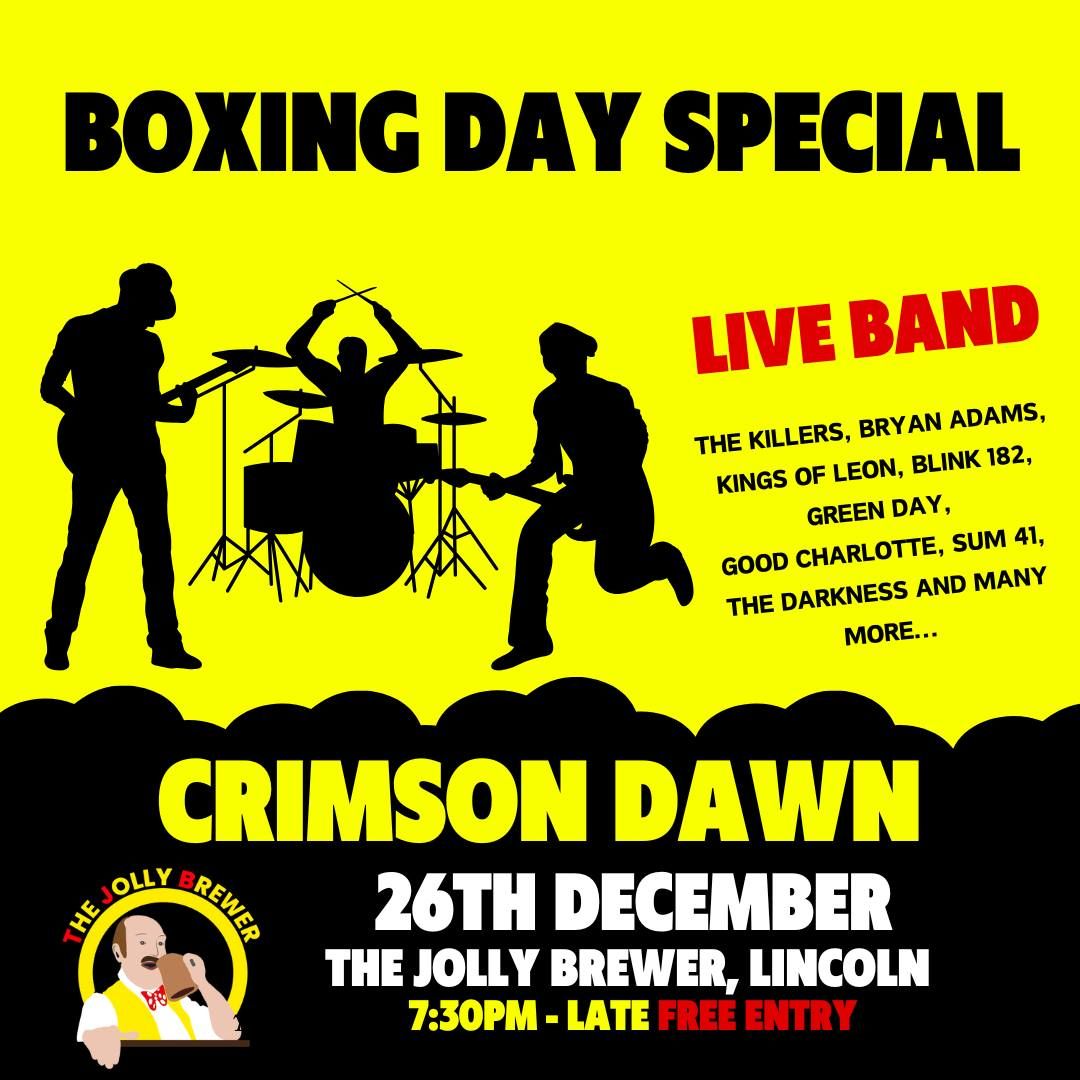 \ud83c\udfb5 Boxing Day Special - Live Band - Crimson Dawn