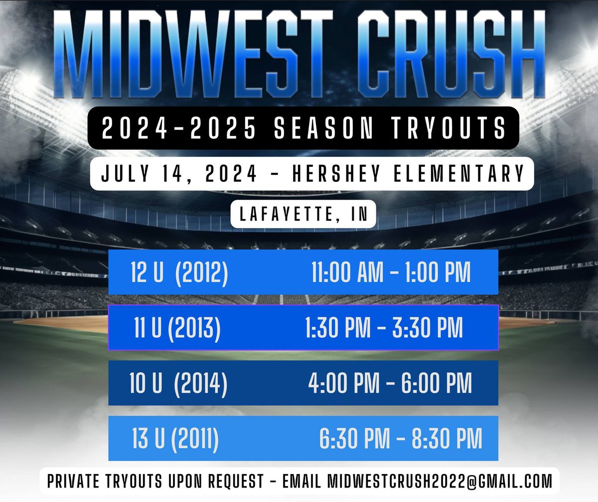 Midwest Crush Tryouts