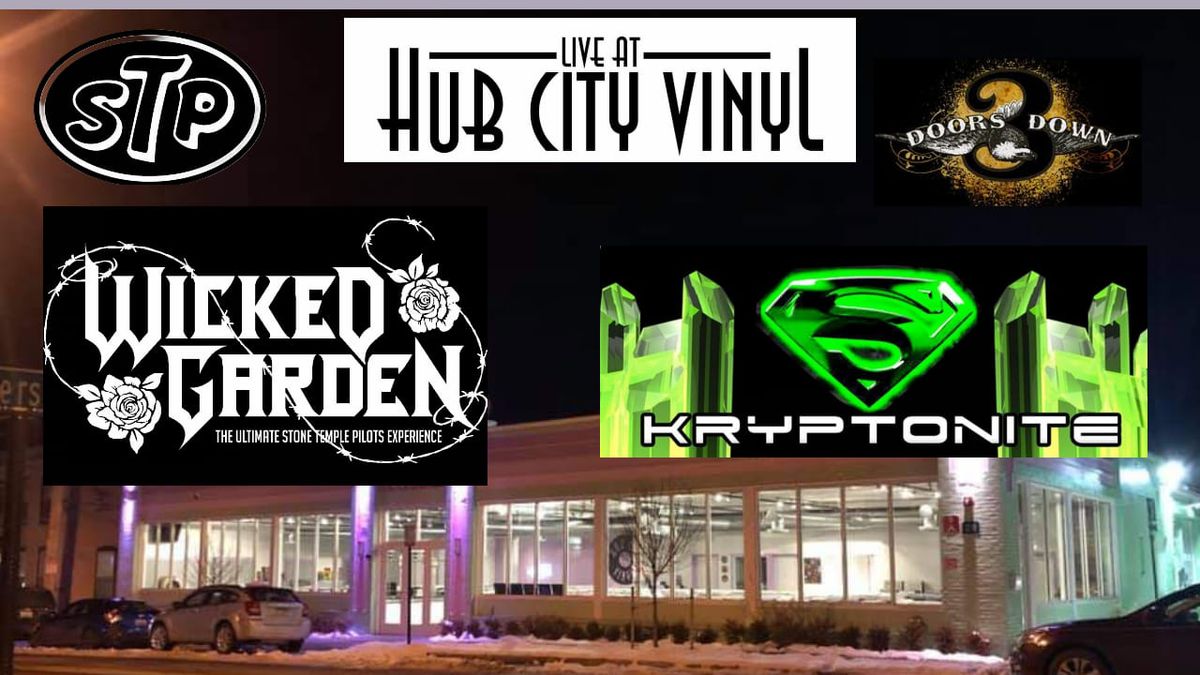 STP\/3DD Live @ Hub City vinyl 