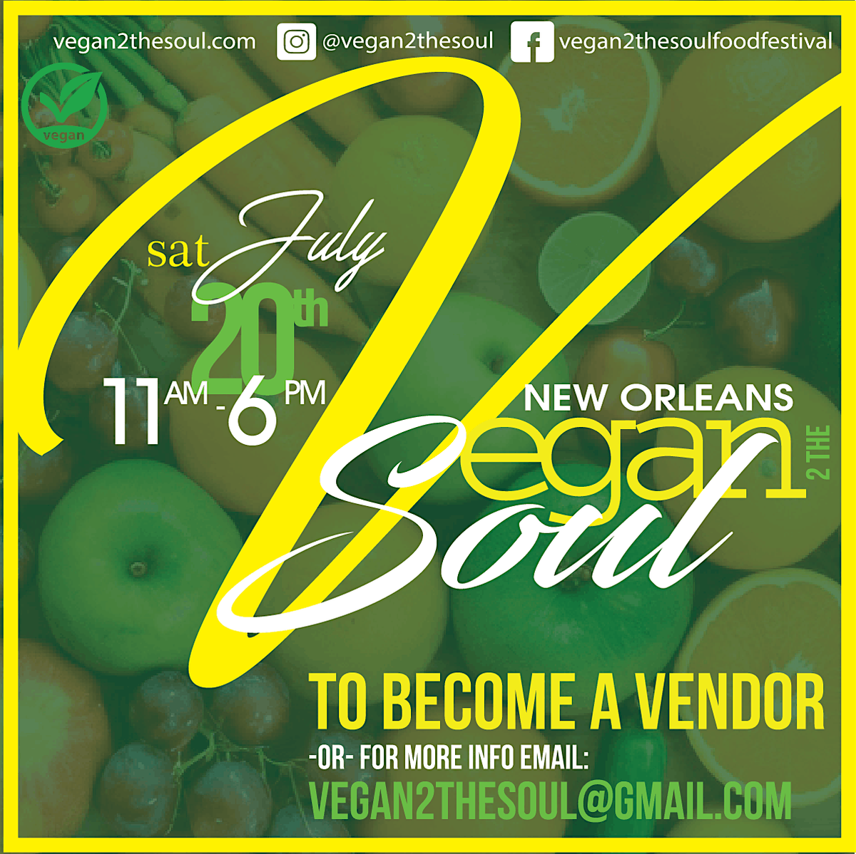 NOLAs Vegan 2 The Soul Food Festival 2024