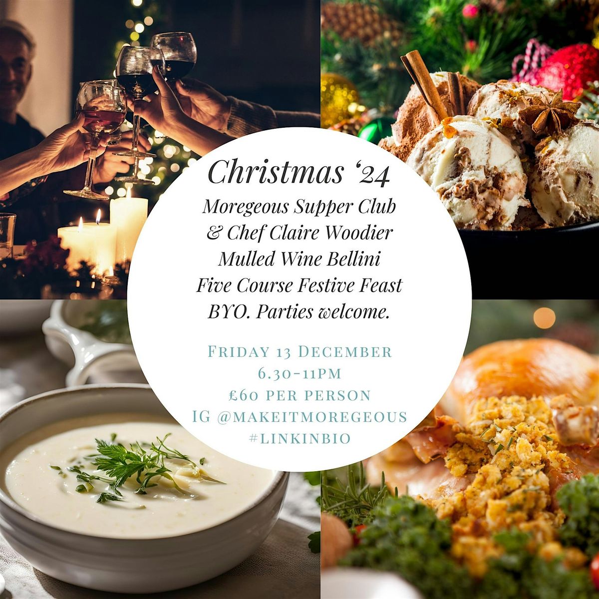 Christmas '24 : Moregeous Supper Club with Claire Woodier