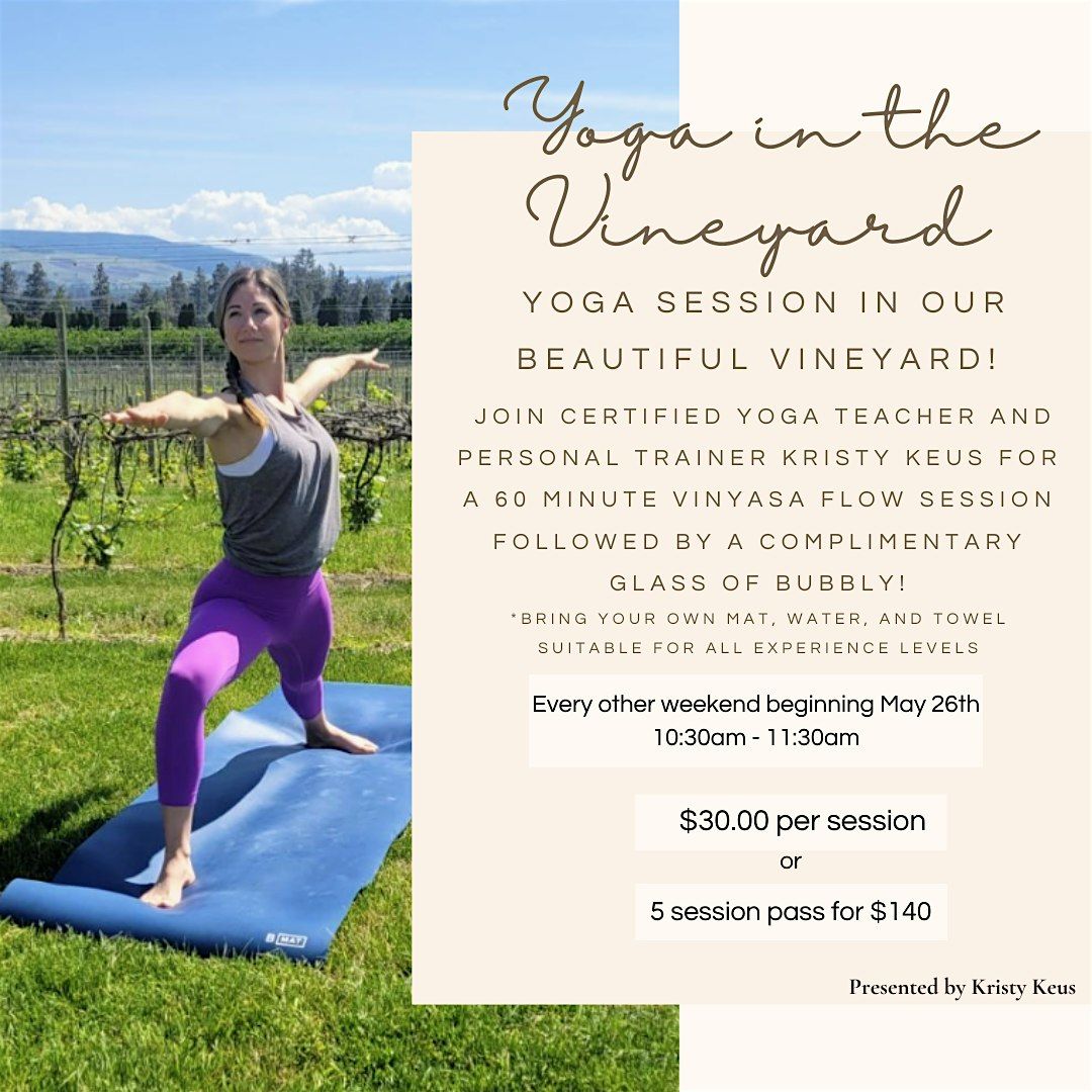 Yoga in the Vineyard - July 6th