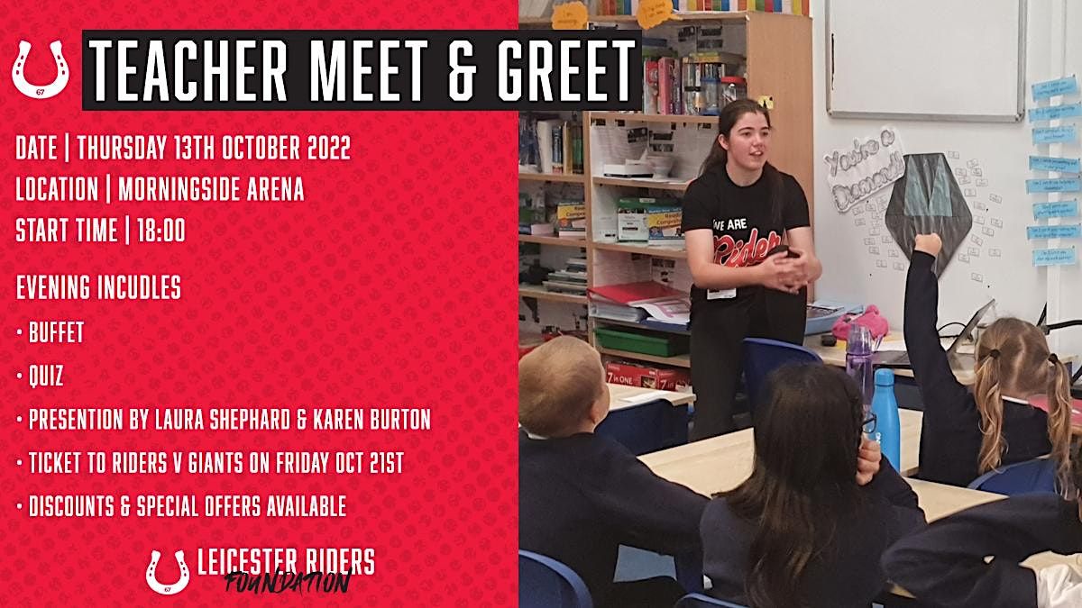 Leicester Riders Foundation Teacher Meet & Greet