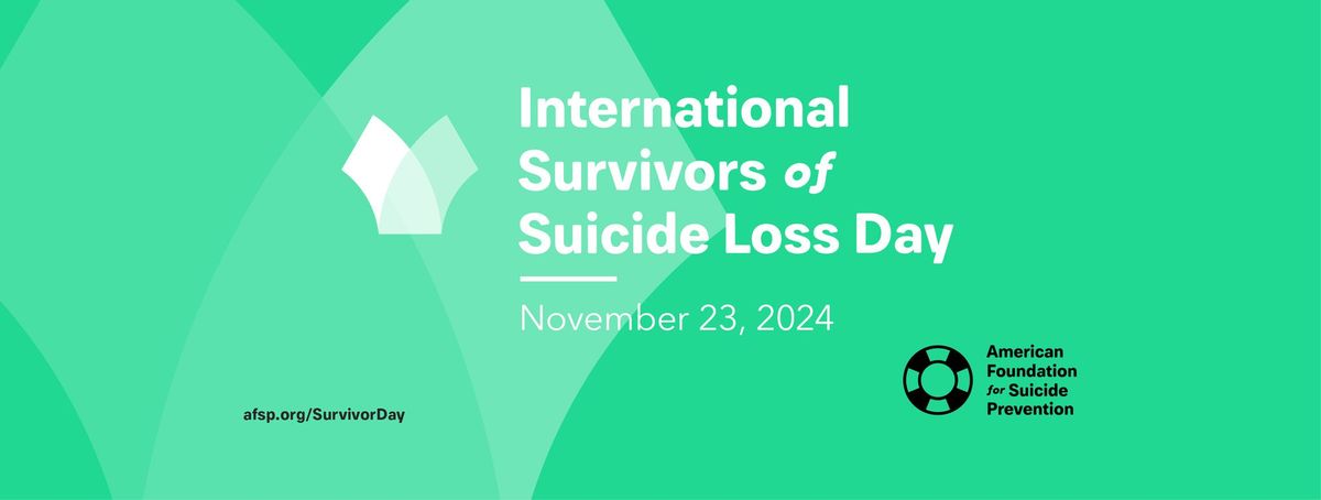 International Survivors of Suicide Loss Day in Plattsburgh, NY