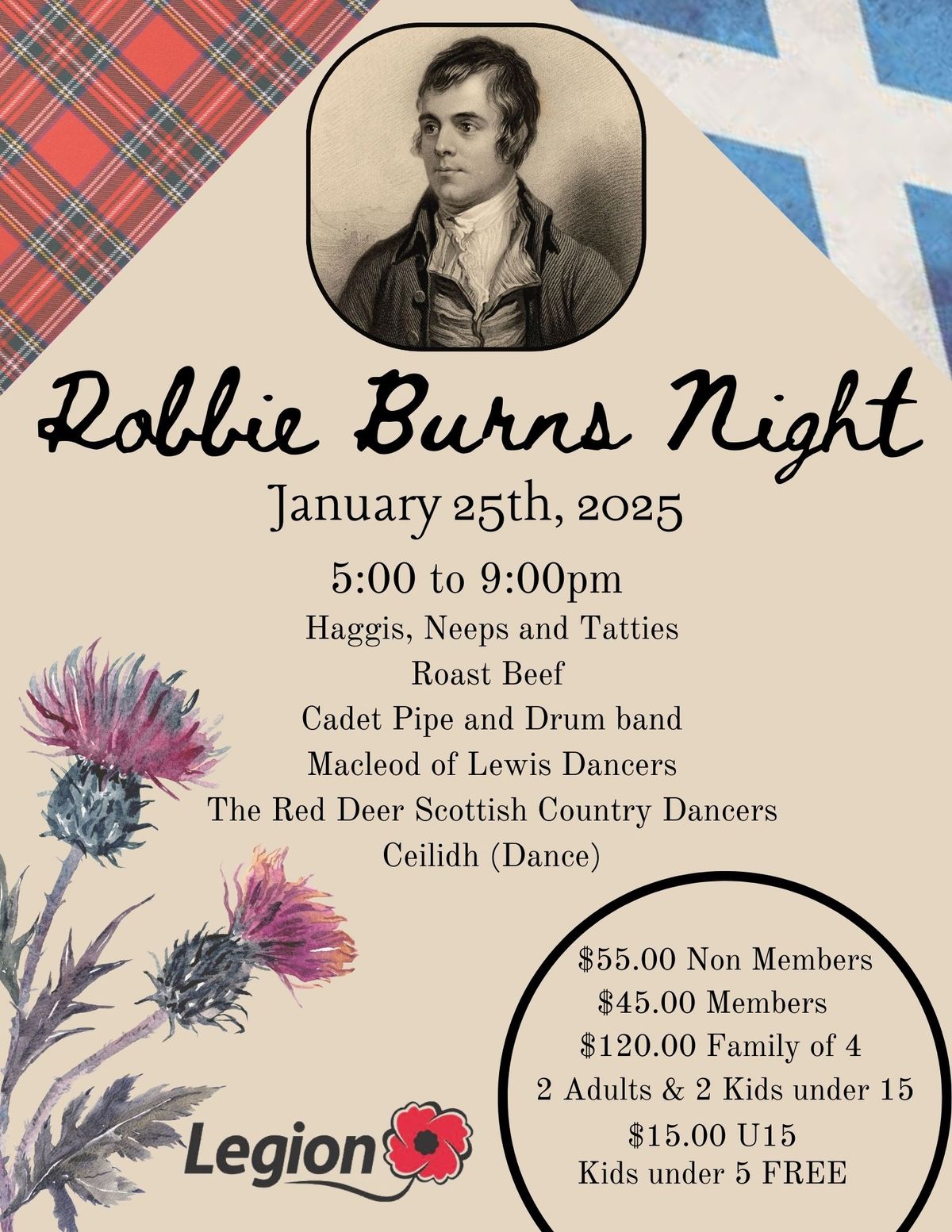 Celebrate Robbie Burns Night