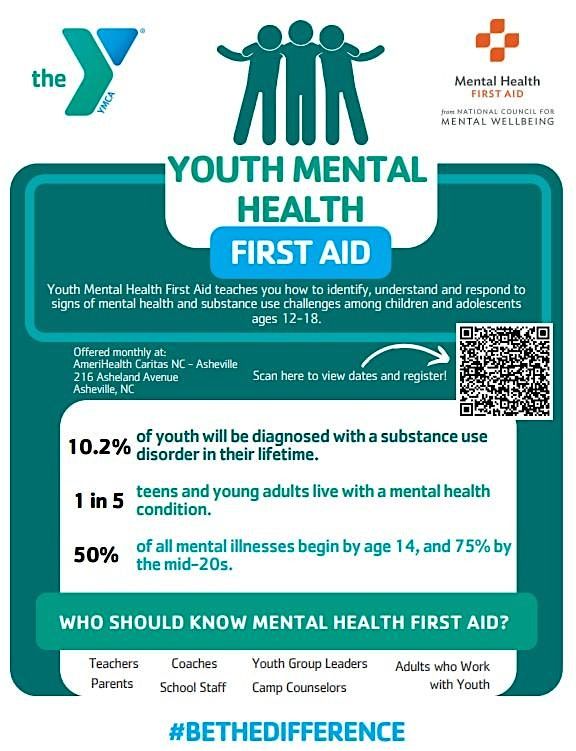 Youth Mental Health First Aid - 2-Day Session (Must Attend Both Days)