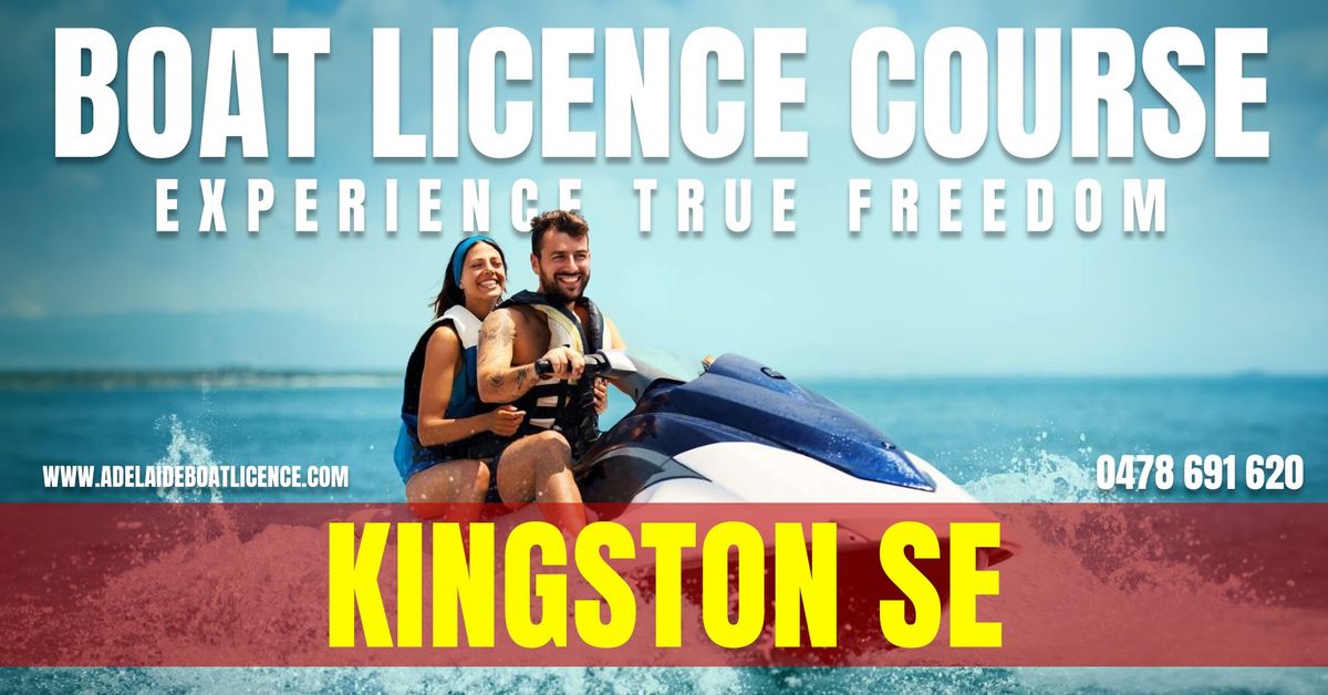 Kingston SE Boat Licence Course