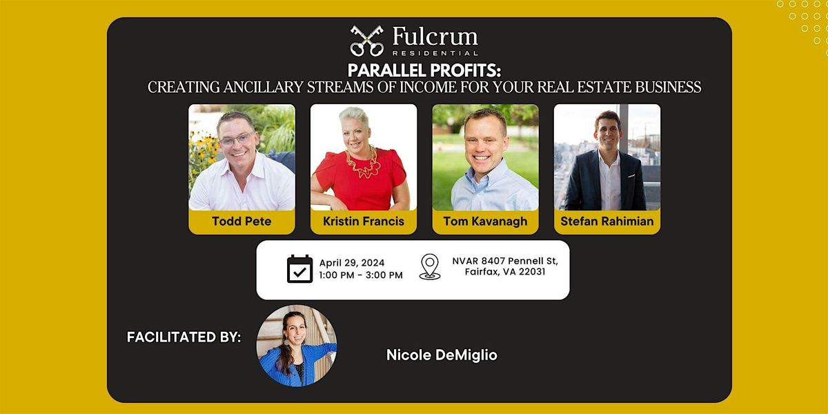 Parallel Profits:  Creating Ancillary Streams of Income for Your Real Estate Business