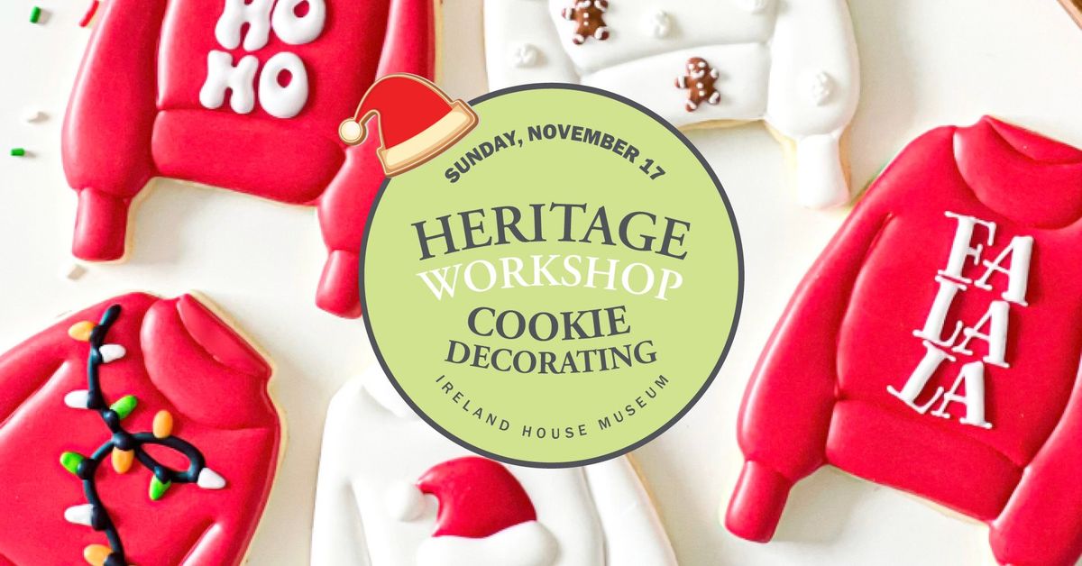 Heritage Workshop | Cookie Decorating