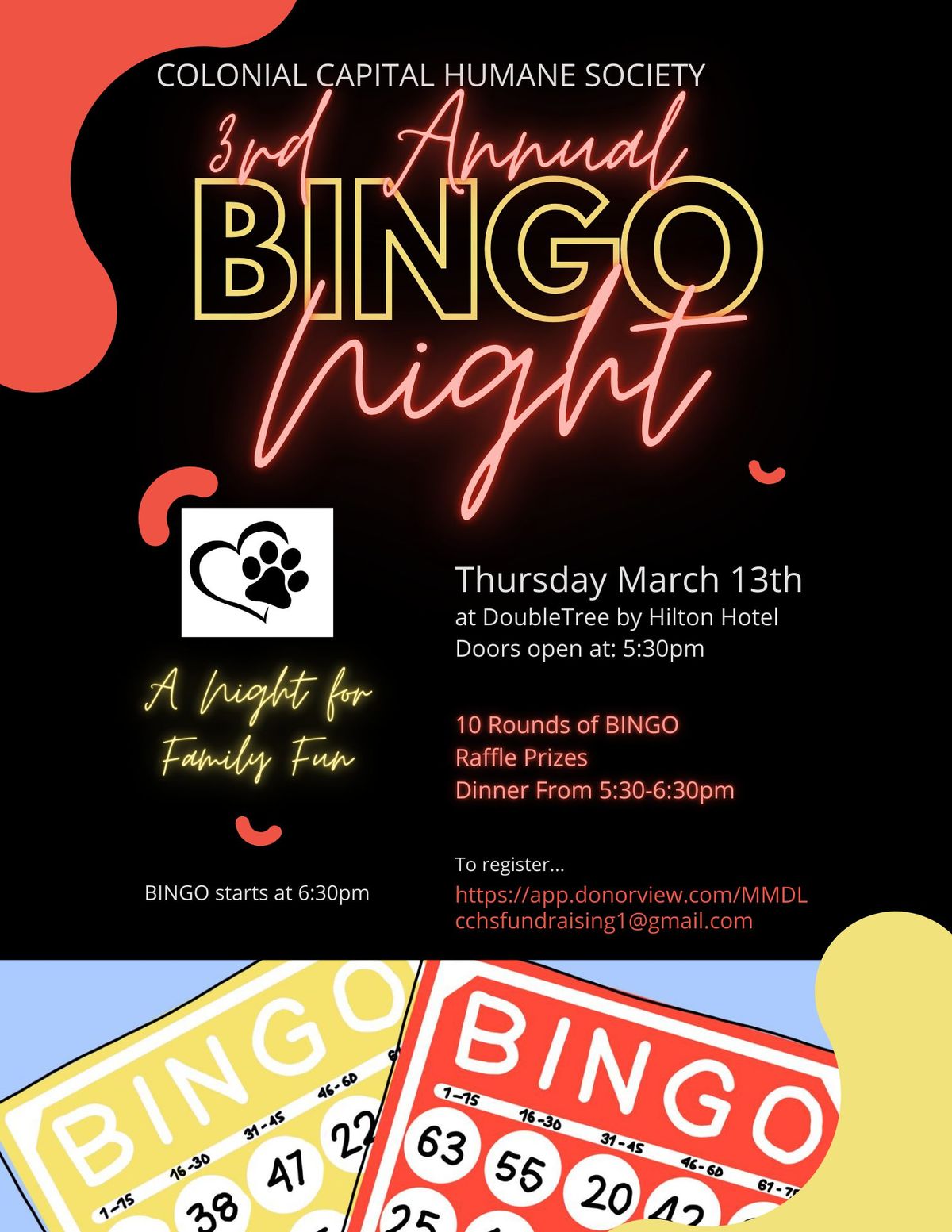 3rd Annual BINGO Event