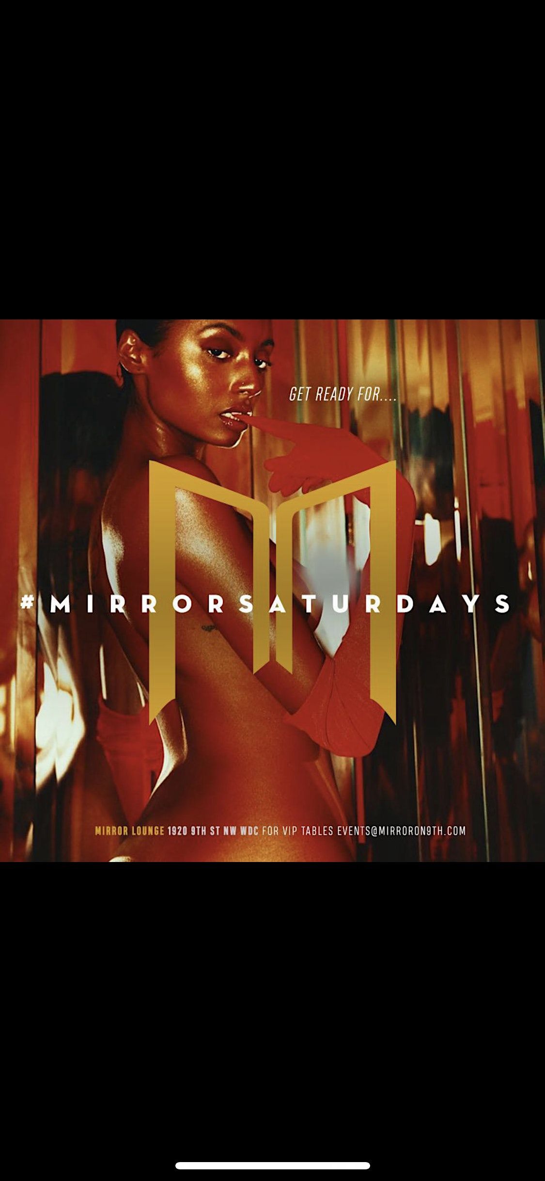 Mirror Saturdays Happy Hour