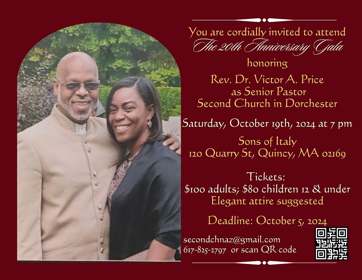 Pastor's 20th Anniversary Gala