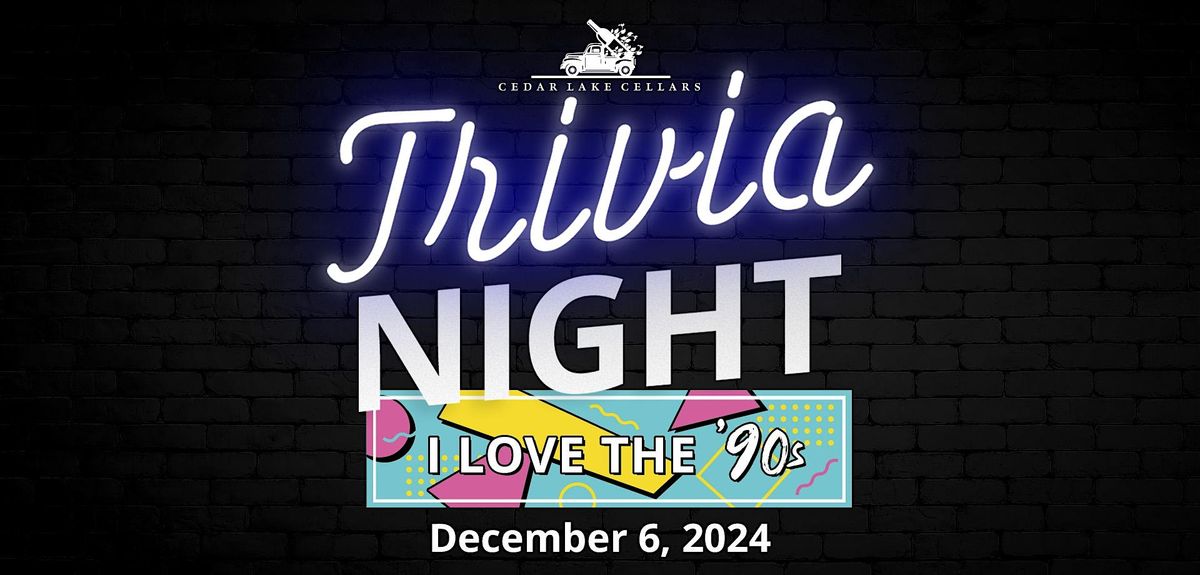 Trivia Night: I Love The '90s