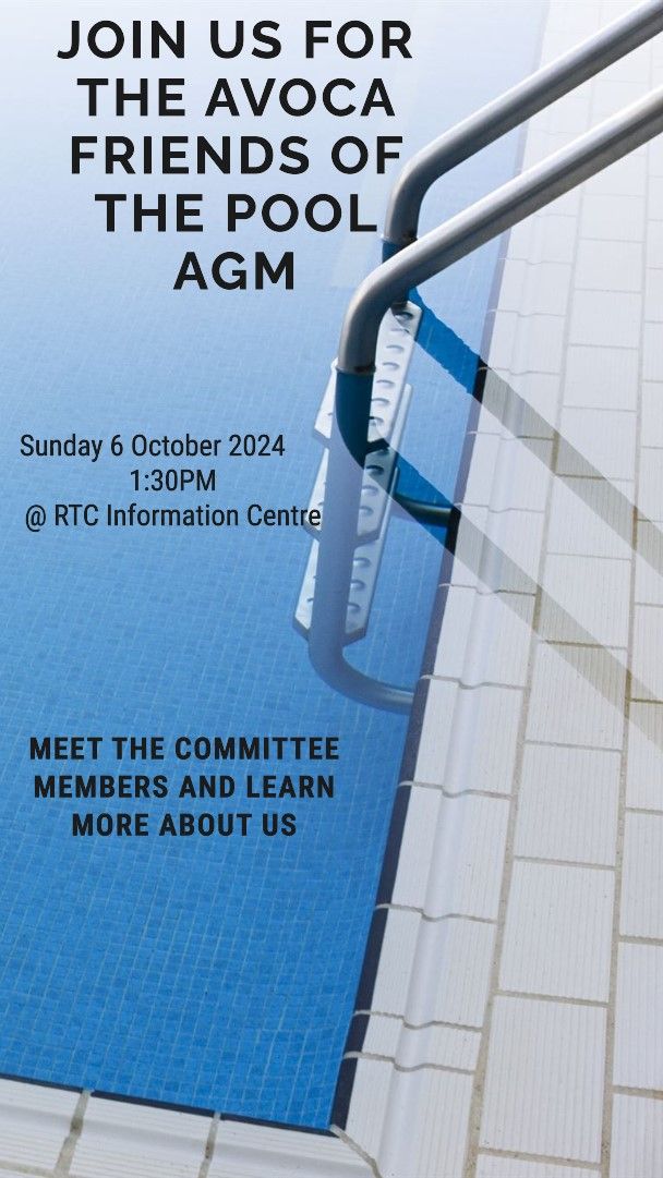 Avoca Friends of the Pool AGM 