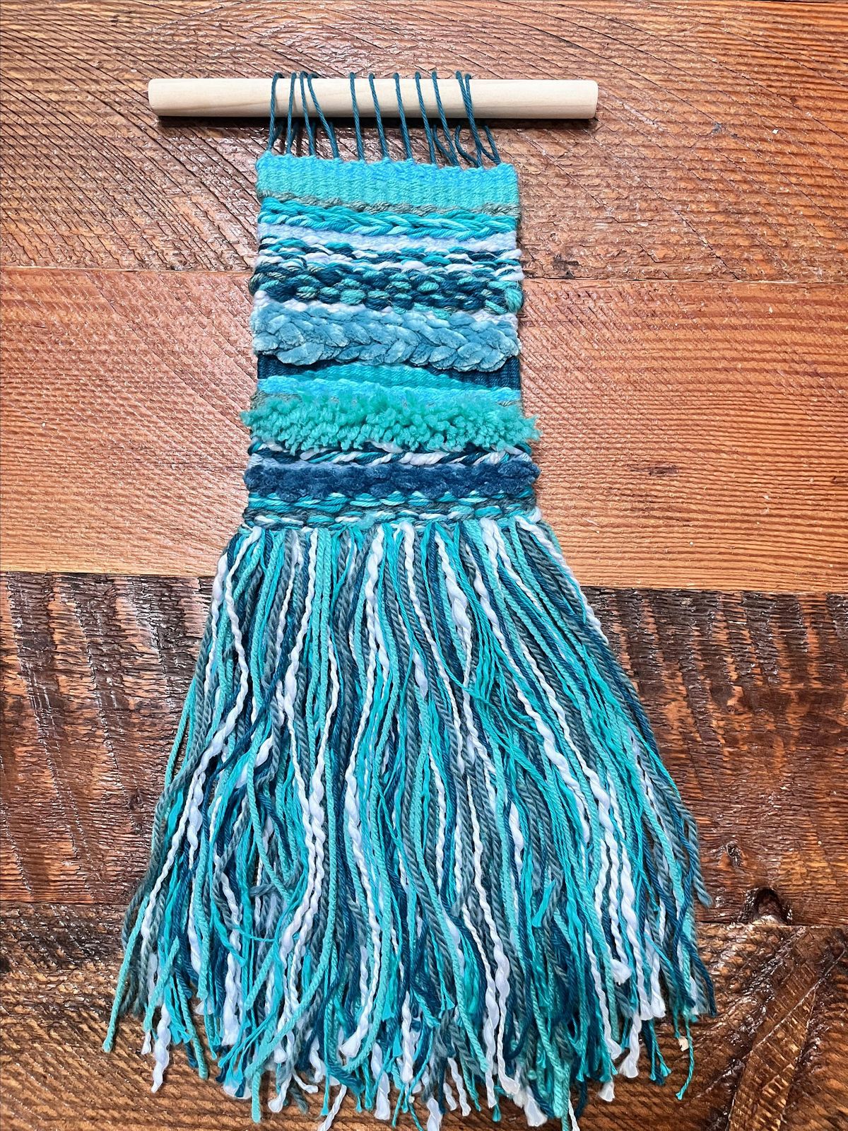 Ocean Blue Themed 1 Day Weaving Workshop