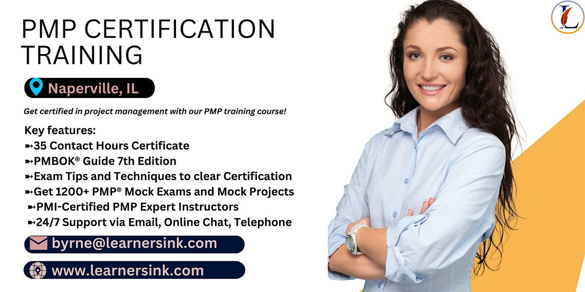 Confirmed 4 Day PMP Bootcamp In Naperville, IL