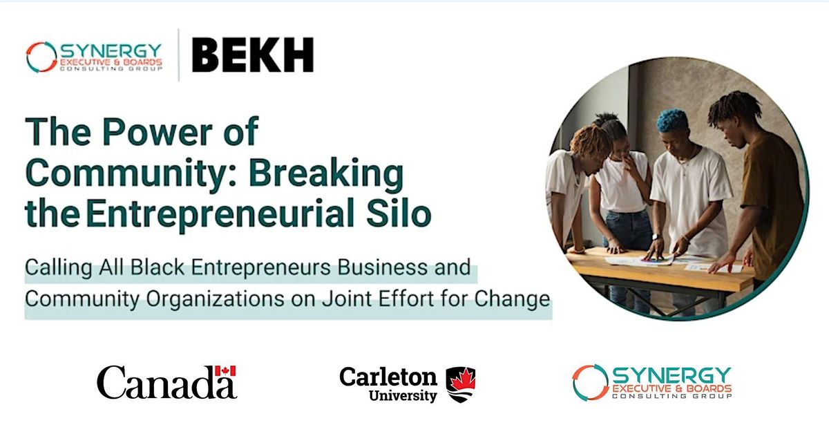 The Power of Community: Breaking the Entrepreneurial Silo (Edmonton, AB)
