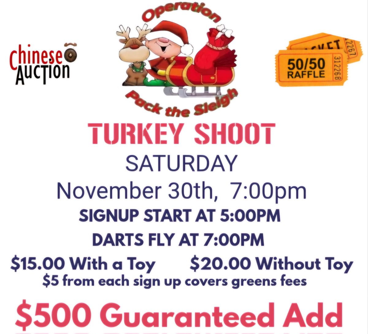 Annual Turkey Shoot 