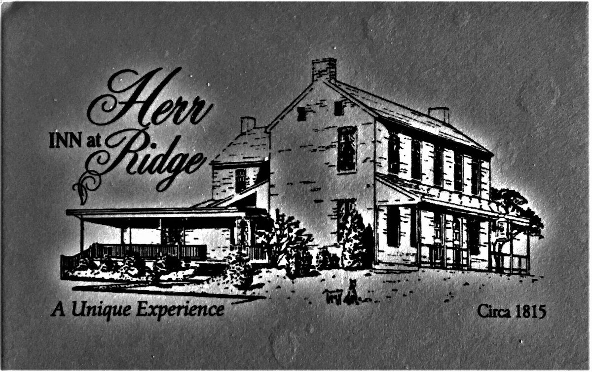 The Inn at Herr Ridge Gettysburg Presents Dinner With A Ghost