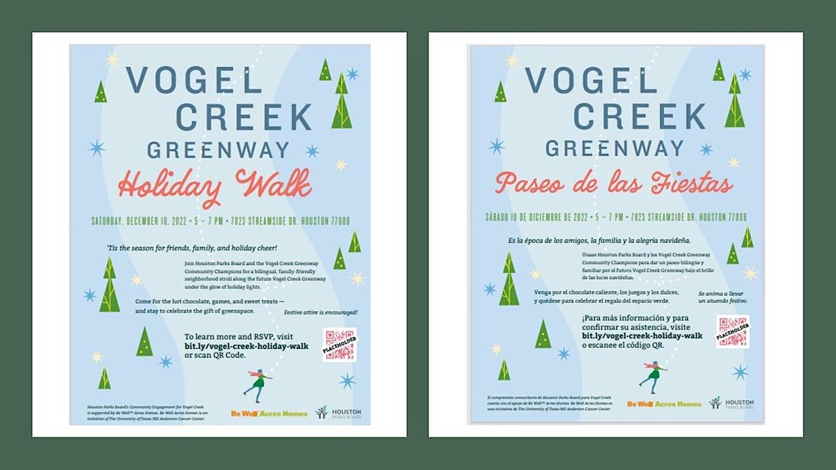 Vogel Creek Greenway Holiday Walk