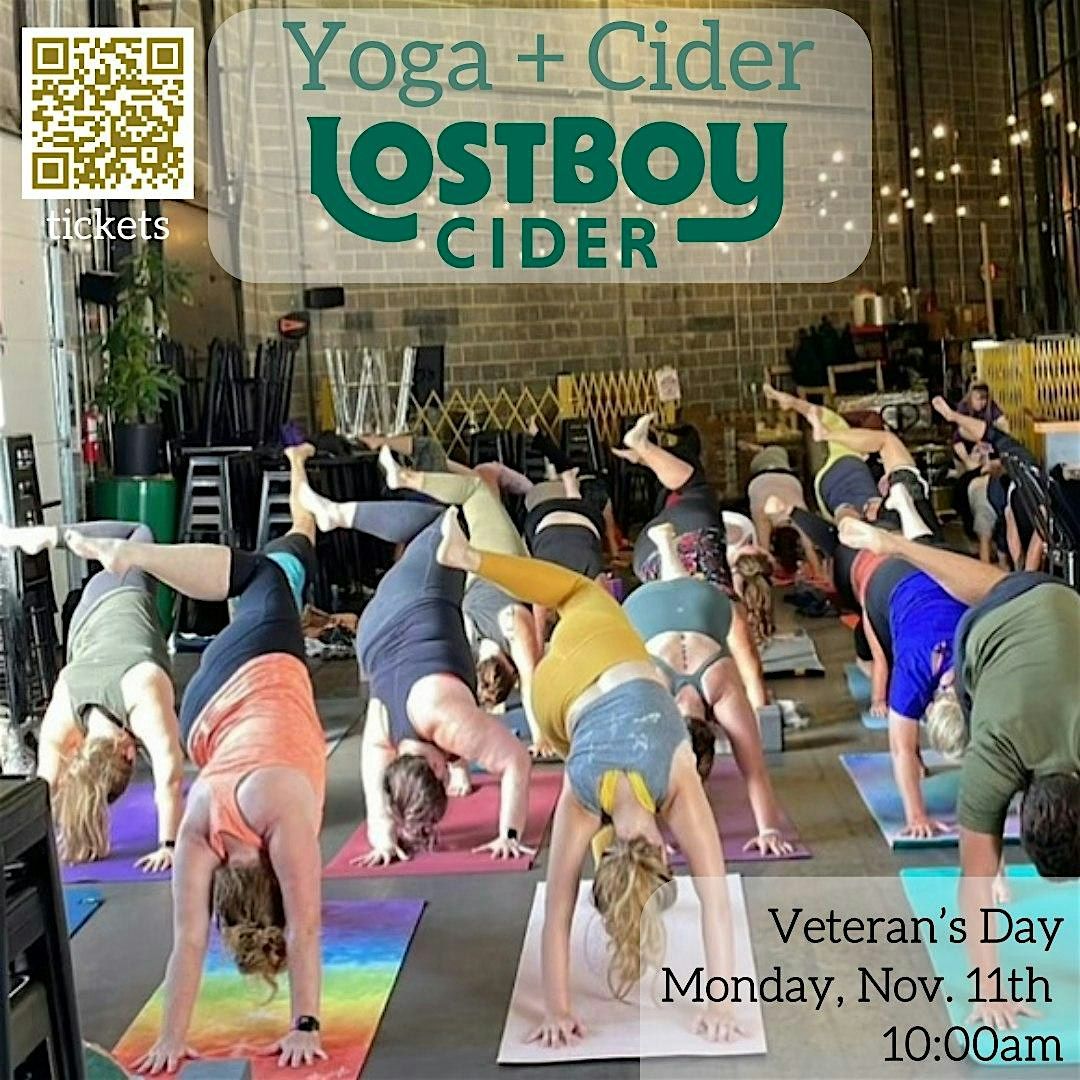 Yoga + Cider  at Lost Boy Cider Veteran's Day