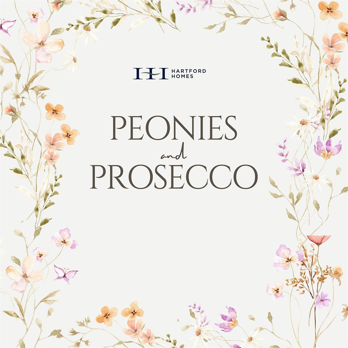 Peonies and Prosecco