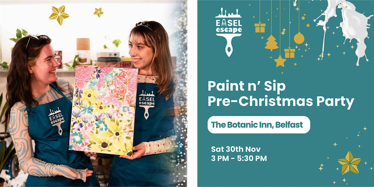 Paint n' Sip Pre-Christmas Party!