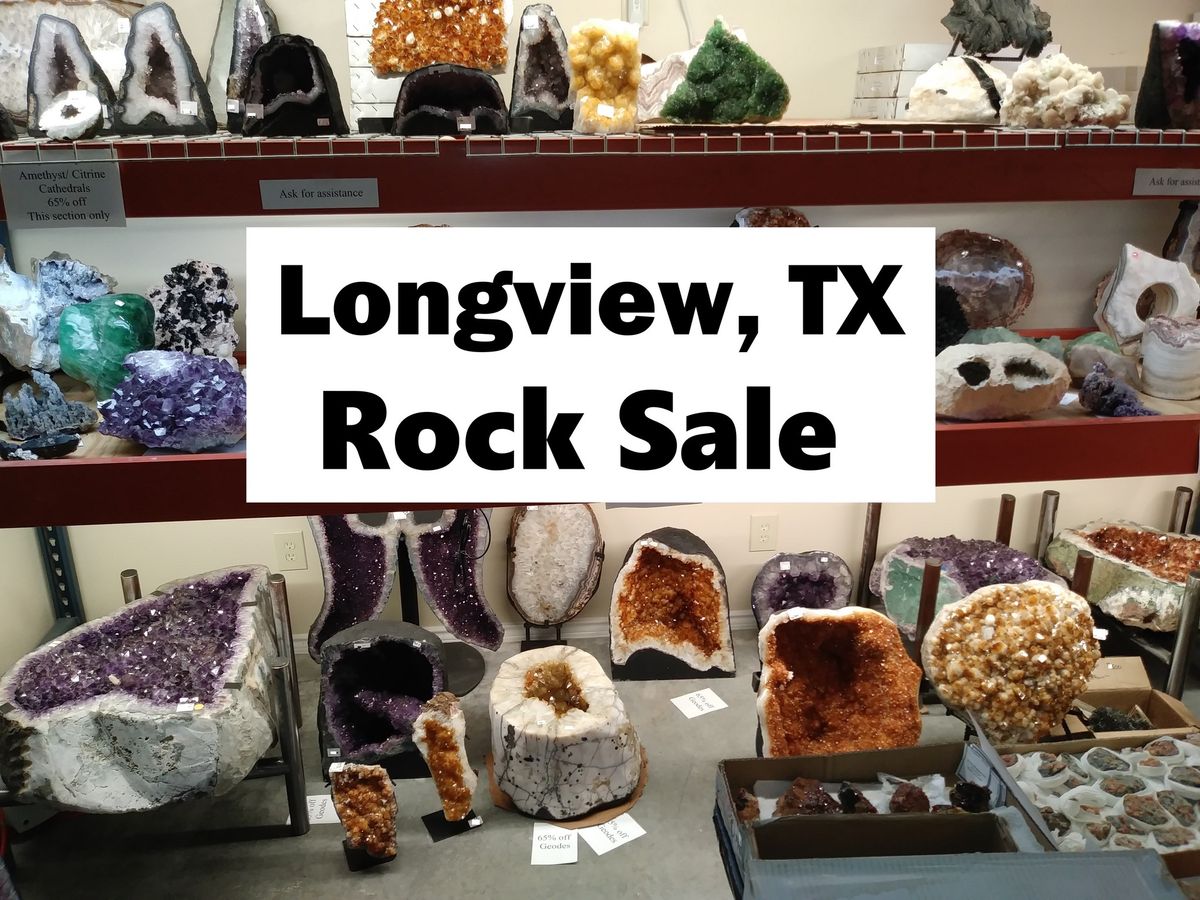 Gem Amethyst Rock Fossil Sale Feb 8, 9 (9am - 5pm) - (Longview, TX)