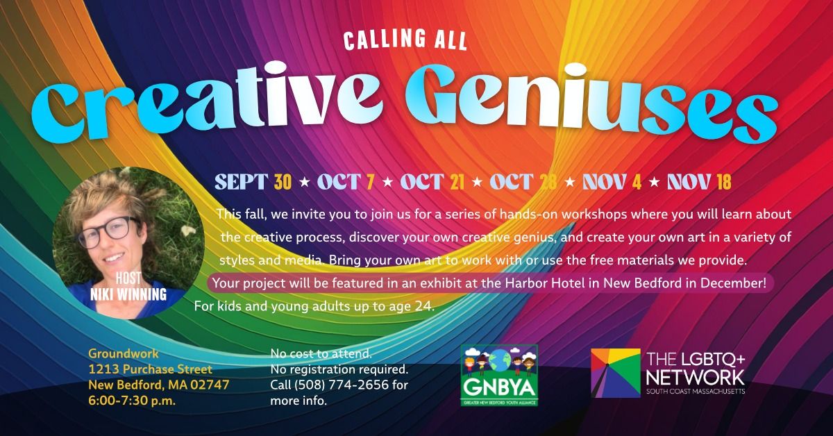 Calling All South Coast LGBTQ+ Artists and Creative Geniuses!